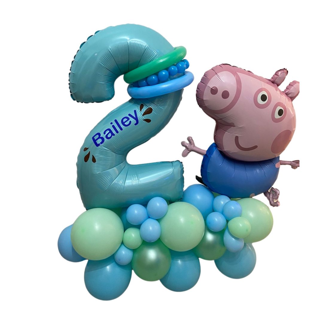 Peppa Pig Tulip Balloon Bouquet