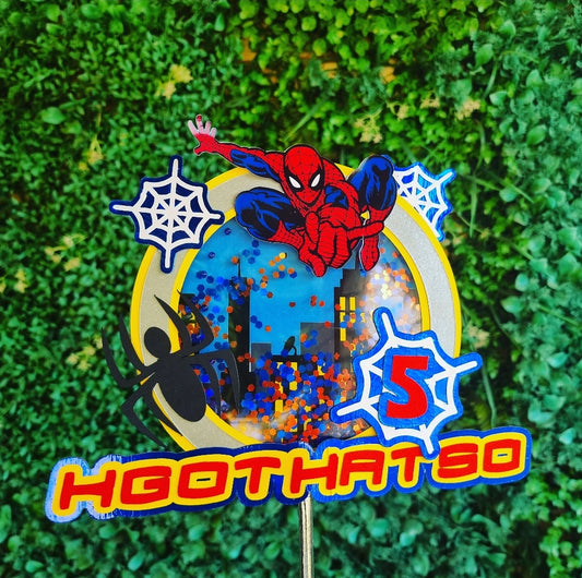 SPIDERMAN CAKE TOPPER Personalized Cake Toppers South Africa