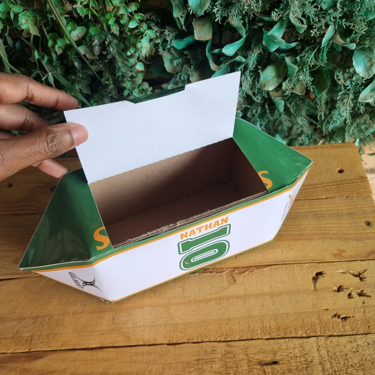 SPRINGBOKS RUGBY BALL PARTY PACKS BOX