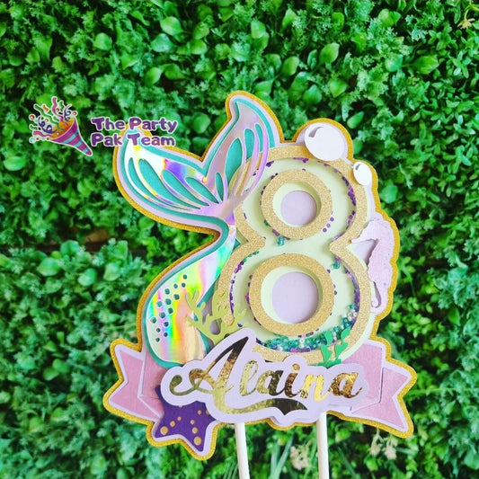 MERMAID CAKE TOPPER Personalized Cake Toppers South Africa