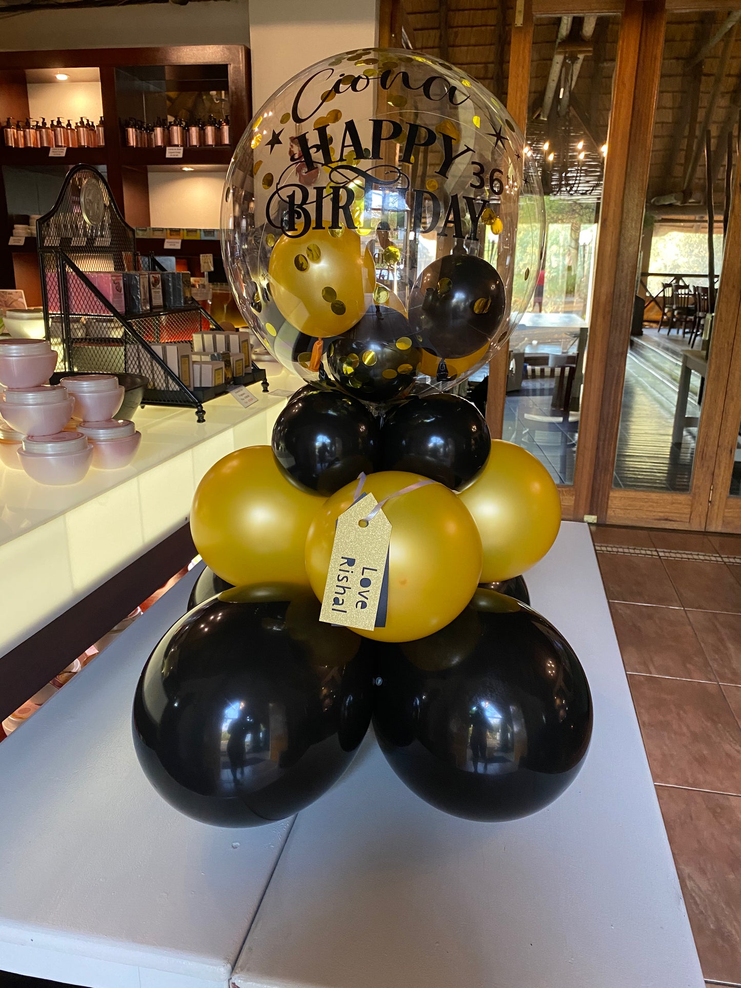 CARNATION BALLOON BOUQUET basic balloon bouquet with personalization Birthday decor, baby shower, bridal shower