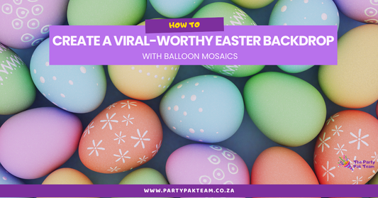 How to Create a Viral-Worthy Easter Backdrop with Balloon Mosaics