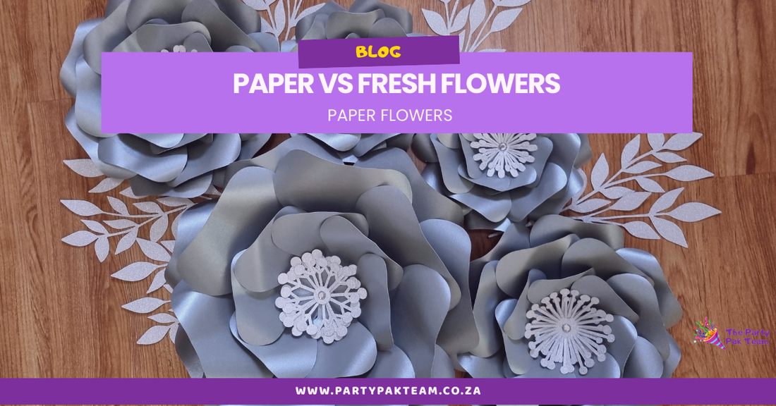 Paper Flowers vs Fresh Flowers