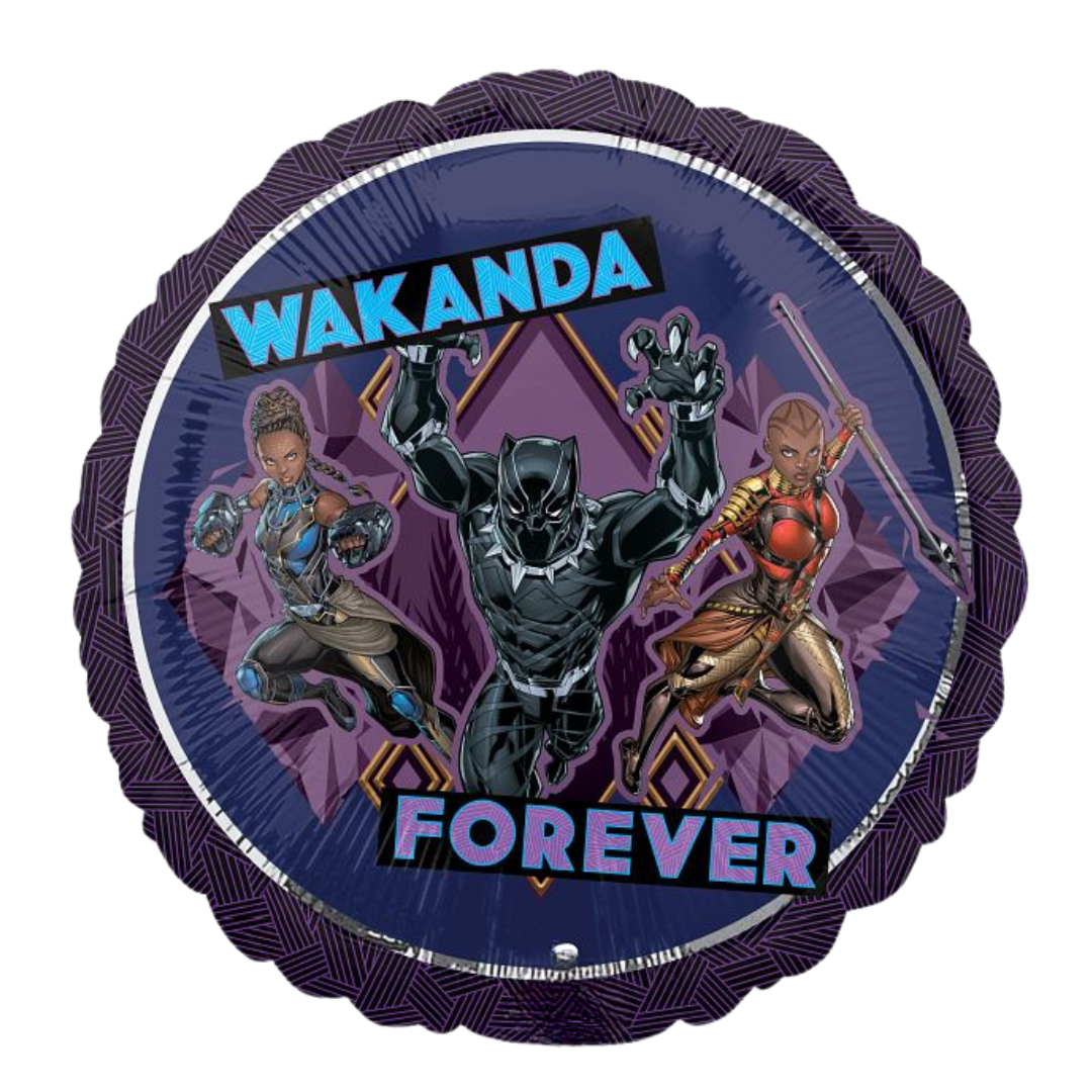 Black Panther Wakanda Forever 18-Inch Foil Balloon