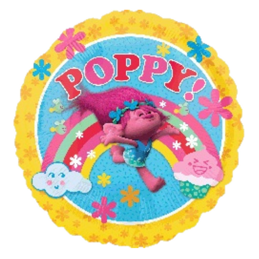 Trolls Poppy 18-Inch Foil Balloon