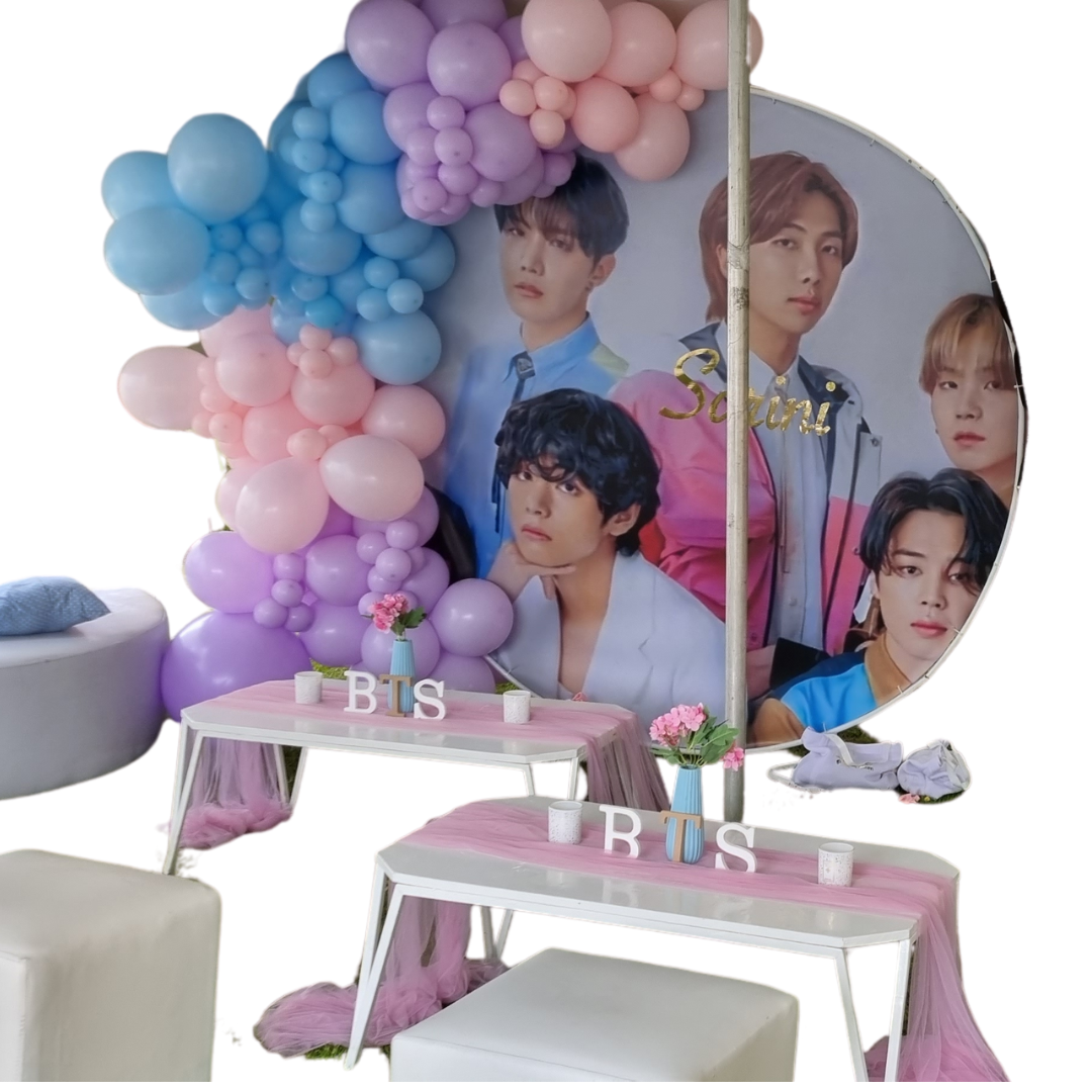 BTS PARTY BACKDROP