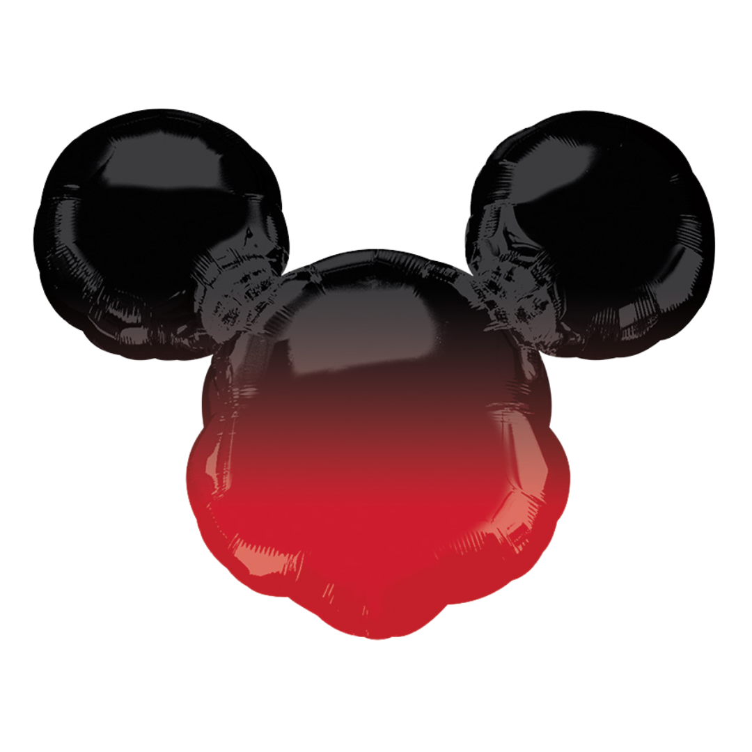 Mickey Mouse Ombre Head Large SuperShape Foil Balloon