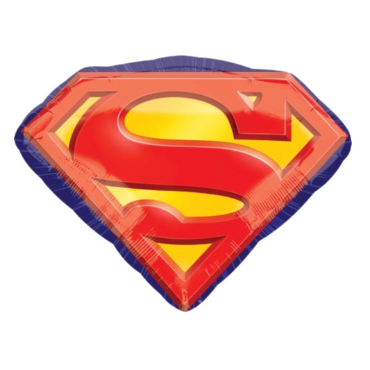 Superman Emblem Logo Symbol Large SuperShape Foil Balloon