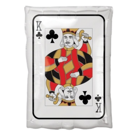 Playing Card Roll The Dice King & Ace 18-Inch Foil Balloon