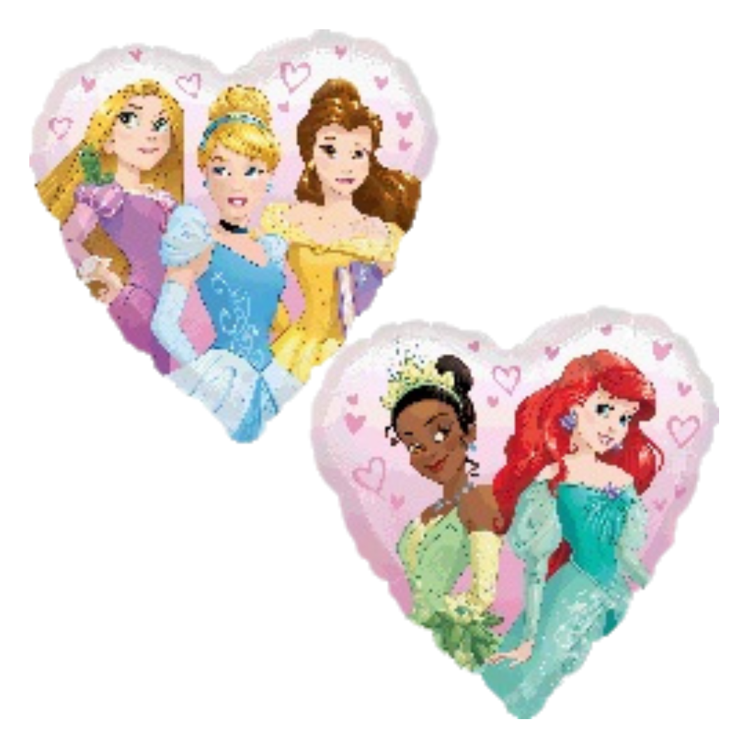 Princesses Dream Big Heart 18-Inch Foil Balloon