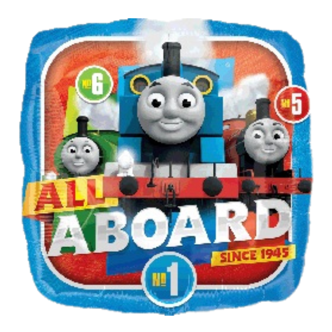 Thomas the Tank Engine All Aboard 18-Inch Foil Balloon