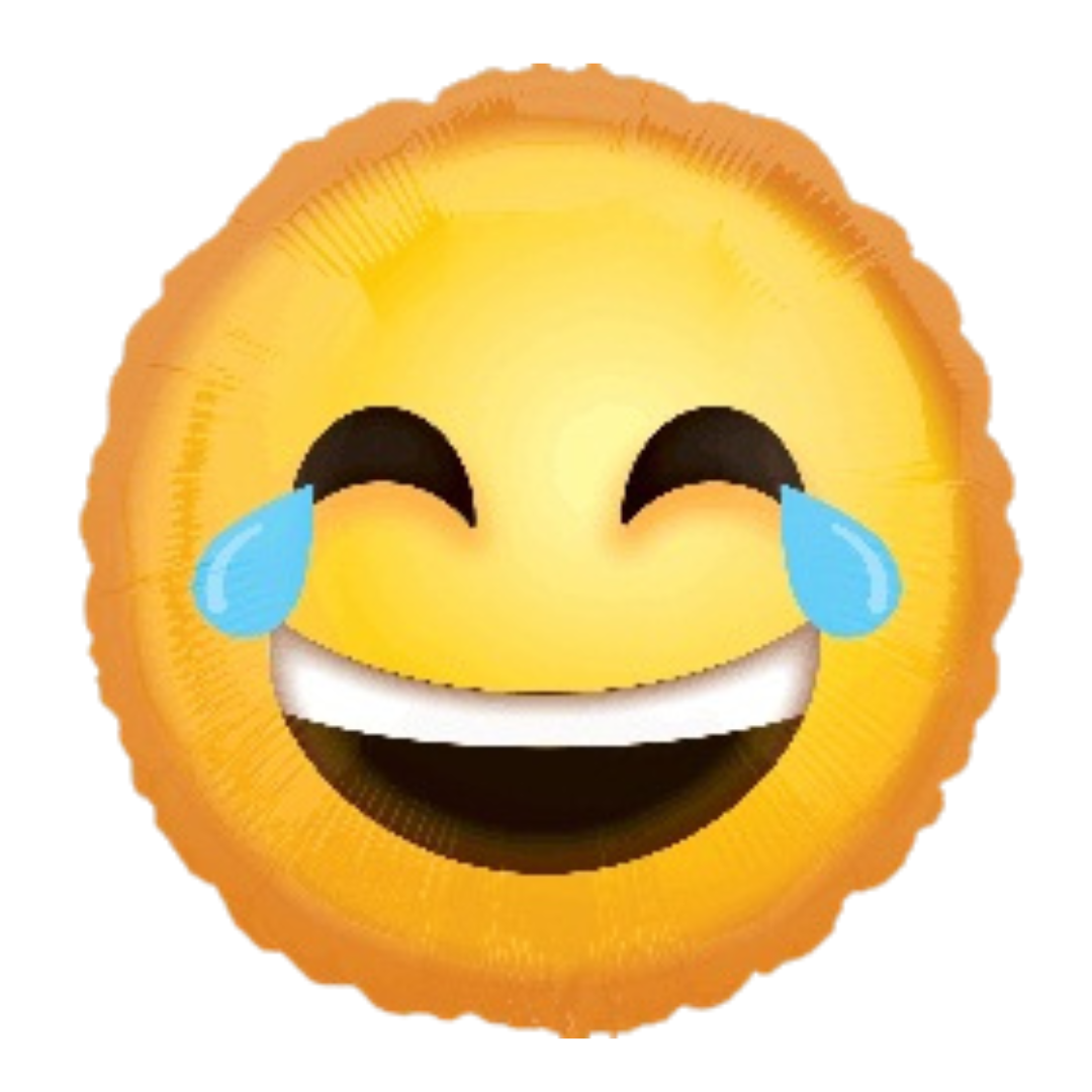 Laughing Emoticon 18-Inch Foil Balloon