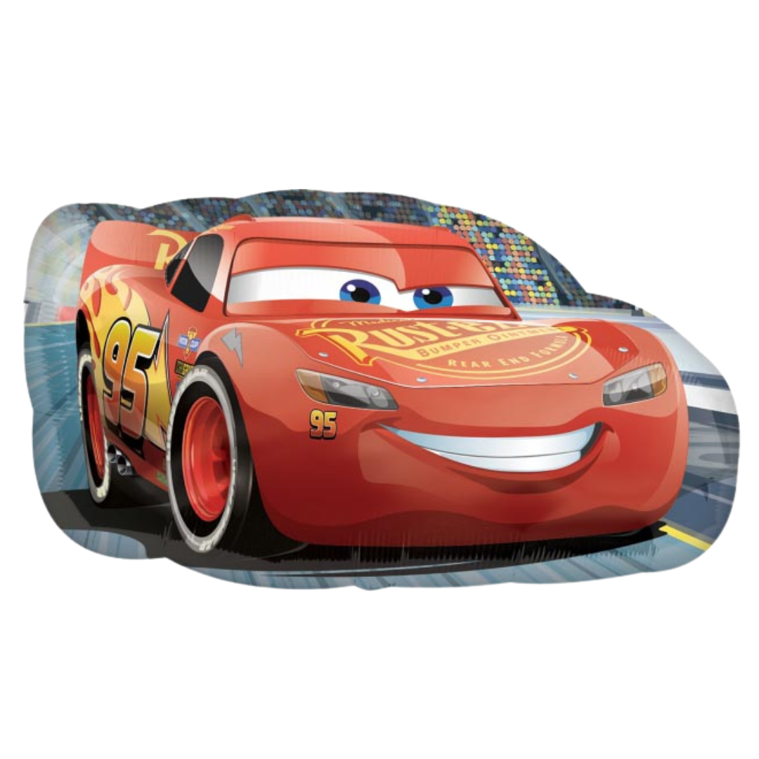 Cars Lightning McQueen Large SuperShape Foil Balloon