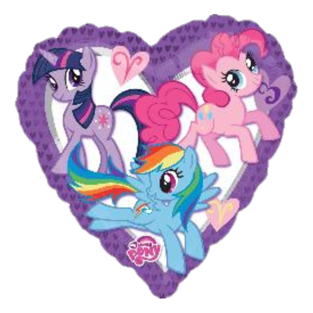 My Little Pony Heart 18-Inch Foil Balloon