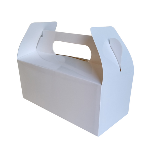 Plain Party Box Pack of 10 White