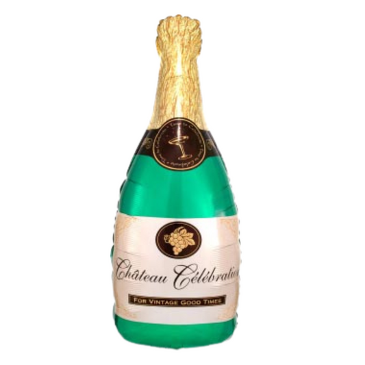 Champagne Bottle Large SuperShape Foil Balloon