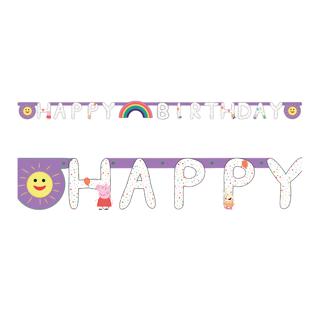 Peppa Pig Paper Banner
