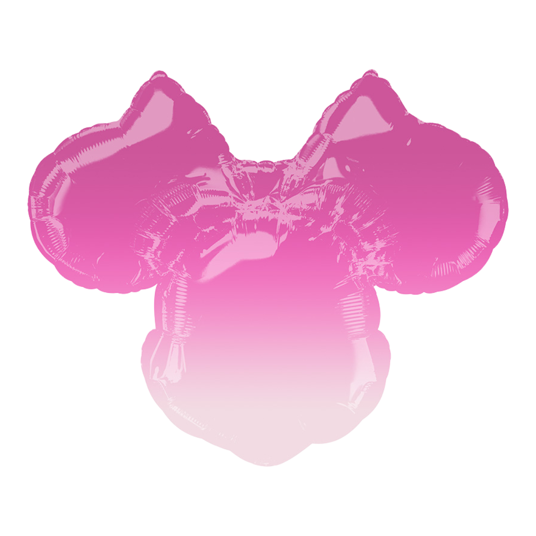 Minnie Mouse Ombre Head Large SuperShape Foil Balloon