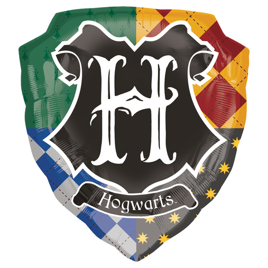 Harry Potter Hogwarts Shield Large SuperShape Foil Balloon