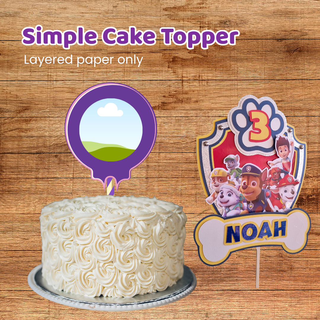 FROZEN CAKE TOPPER