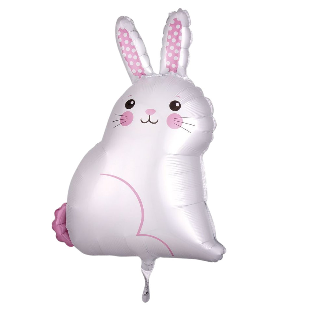 Bunny Rabbit 18-Inch Foil Balloon