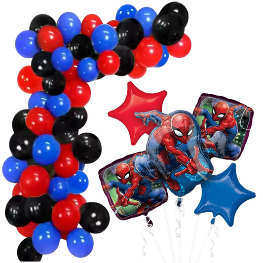 Deluxe Spiderman 248-Piece Balloon Garland Kit