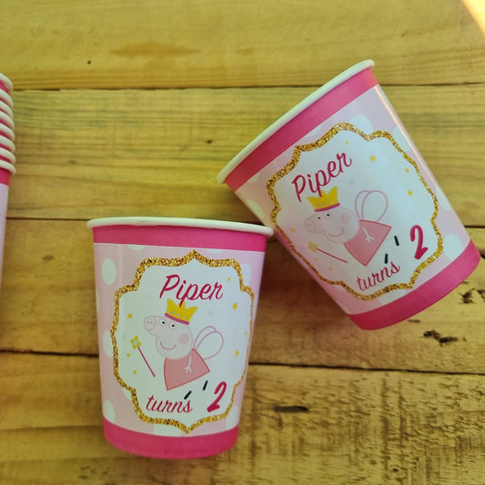 PEPPA PIG PAPER CUPS SET OF 10