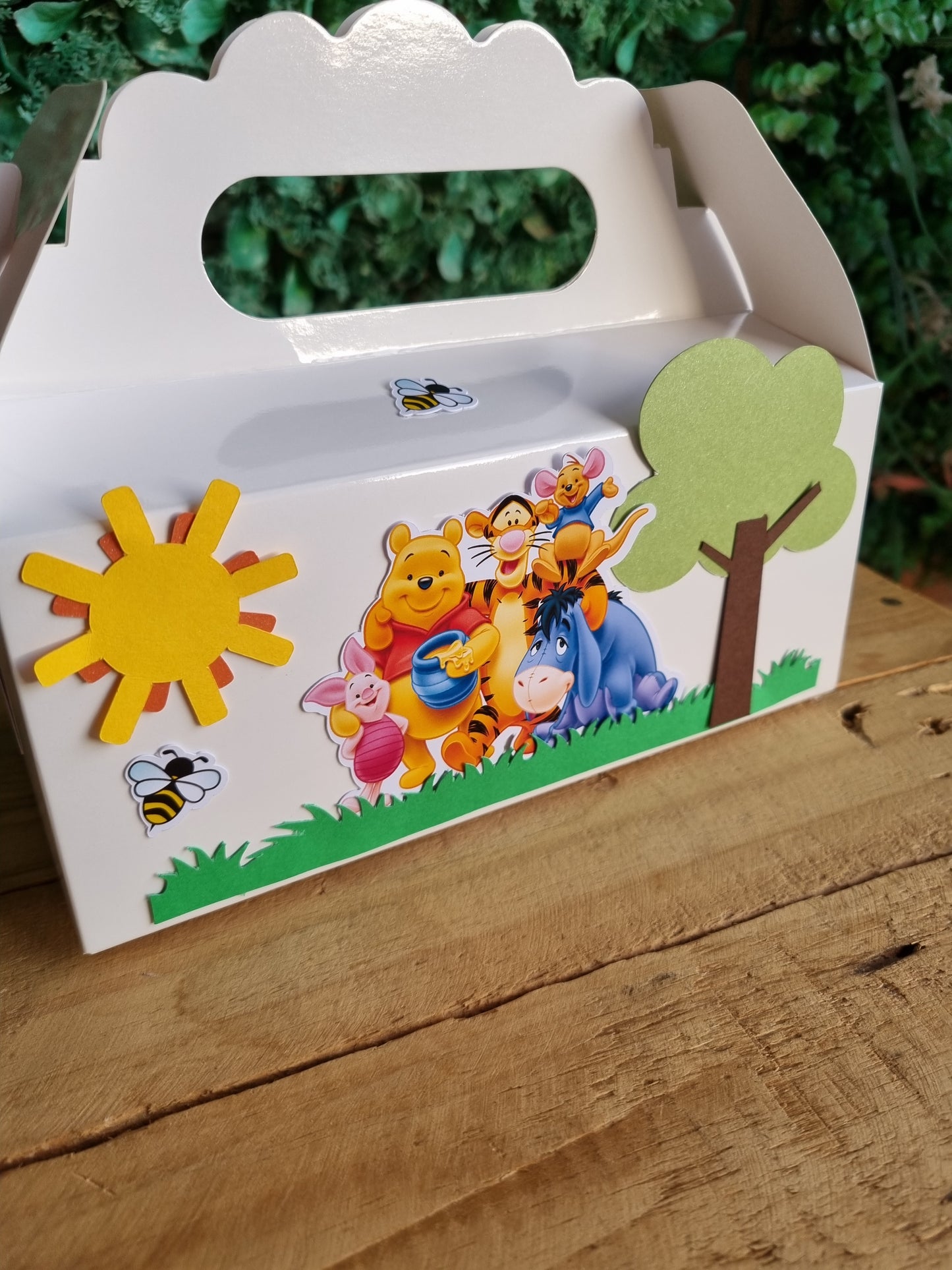 WINNIE THE POOH PARTY PACK 5 BOXES only, personalized kiddies birthday party themed decor party boxes customized