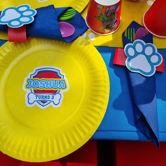 PAW PATROL PAPER PLATES SET OF 10