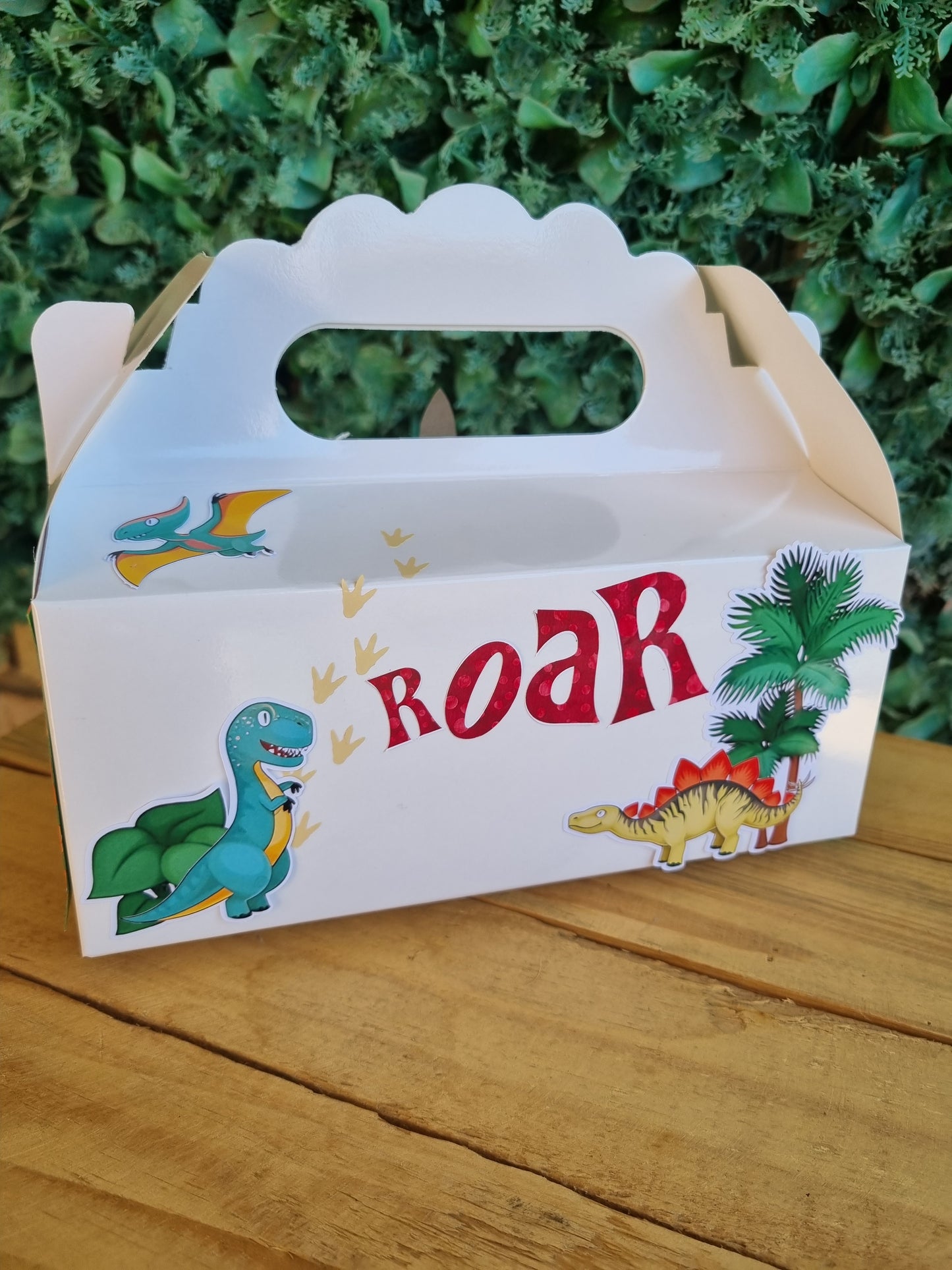 DINOSAURS PARTY PACK 5 BOXES only, personalized kiddies birthday party themed decor party boxes customized