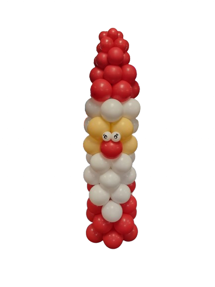SANTA BALLOON COLUMN – The Party Pak Team