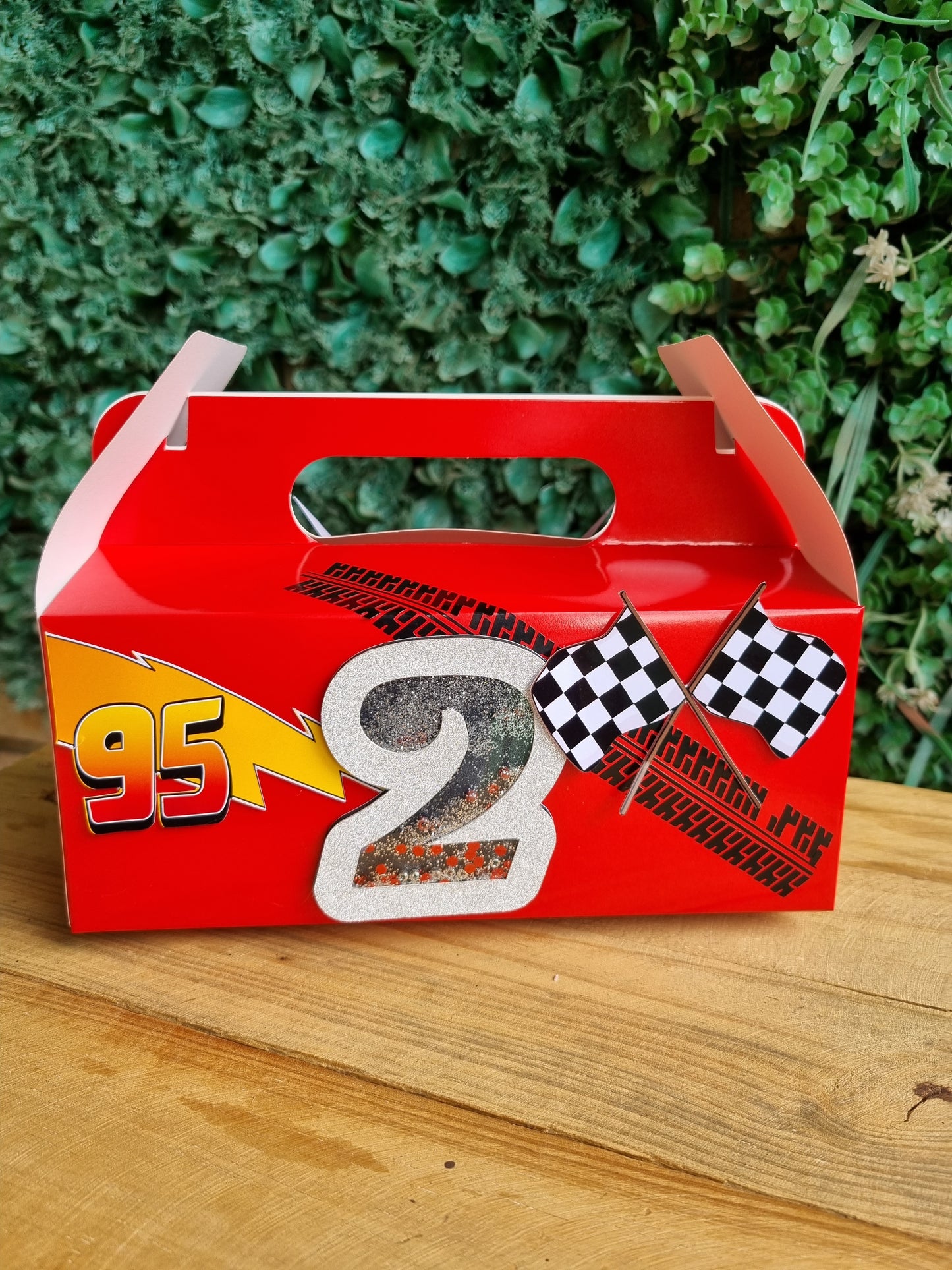 CARS LIGHTNING MCQUEEN PARTY PACK  5 BOXES only, personalized kiddies birthday party themed decor party boxes customized