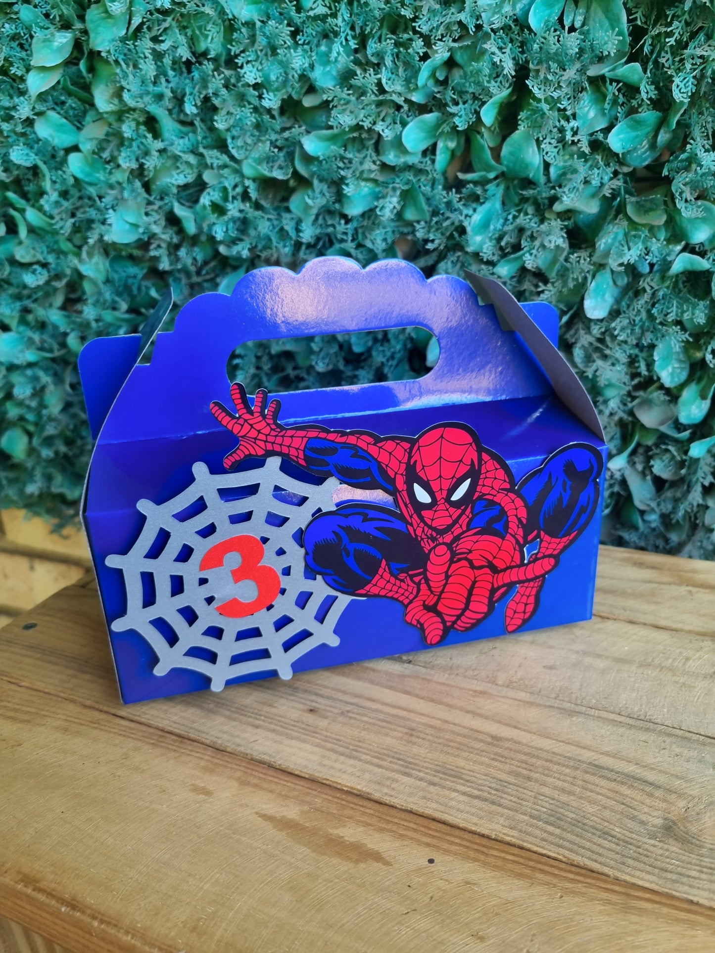 SPIDERMAN PARTY PACK 5 BOXES only, personalized kiddies birthday party themed decor party boxes customized