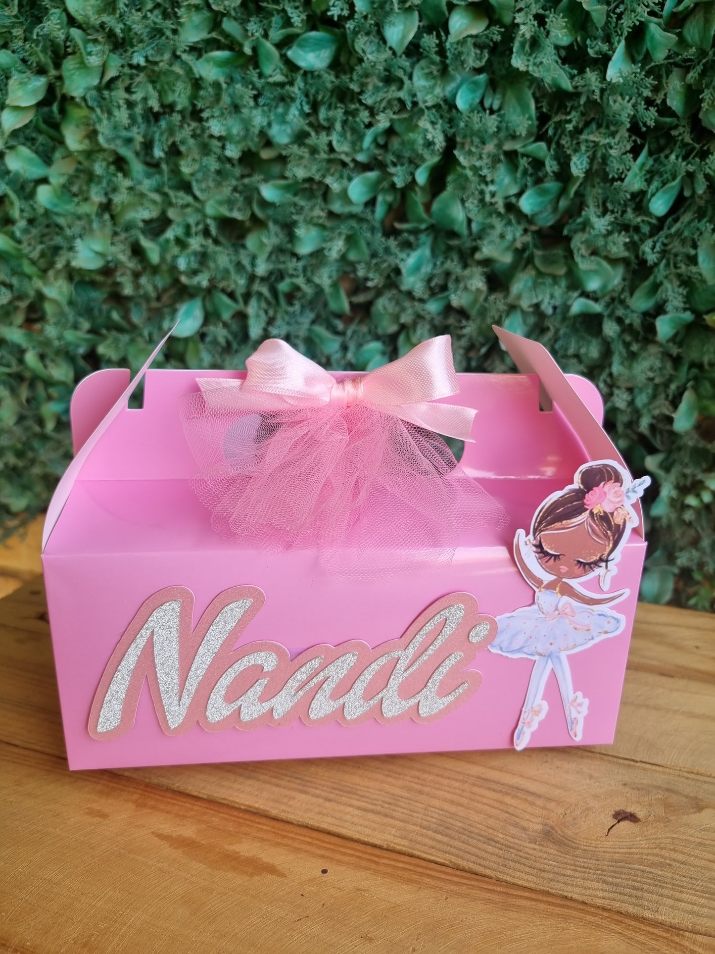 BALLET PARTY PACK 5 BOXES only, personalized kiddies birthday party themed decor party boxes customized