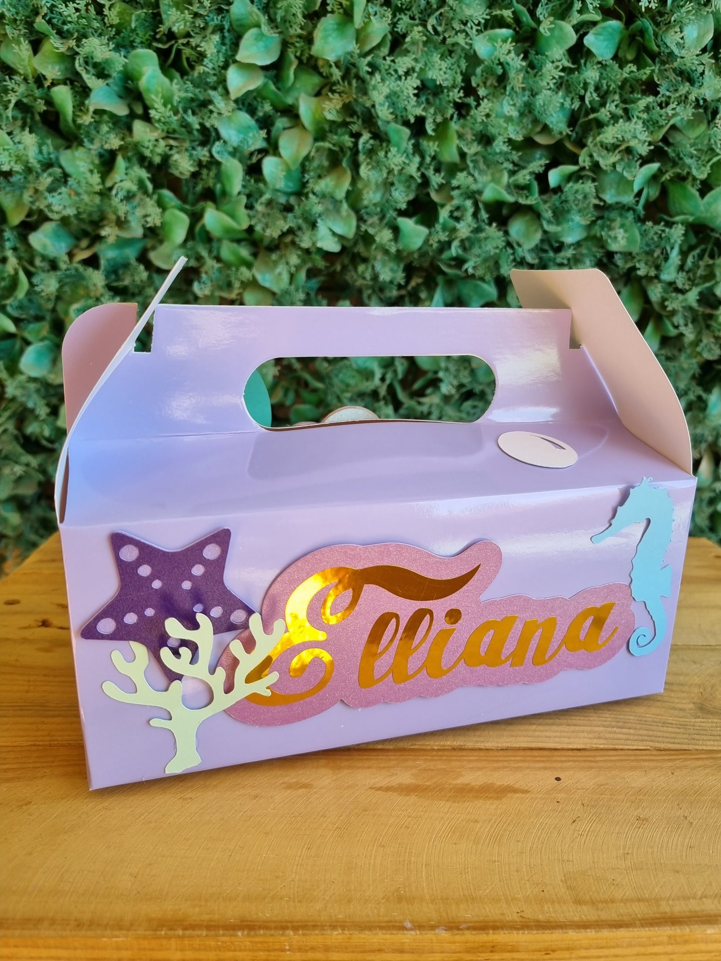 MERMAID PARTY PACK 5 BOXES only, personalized kiddies birthday party themed decor party boxes customized