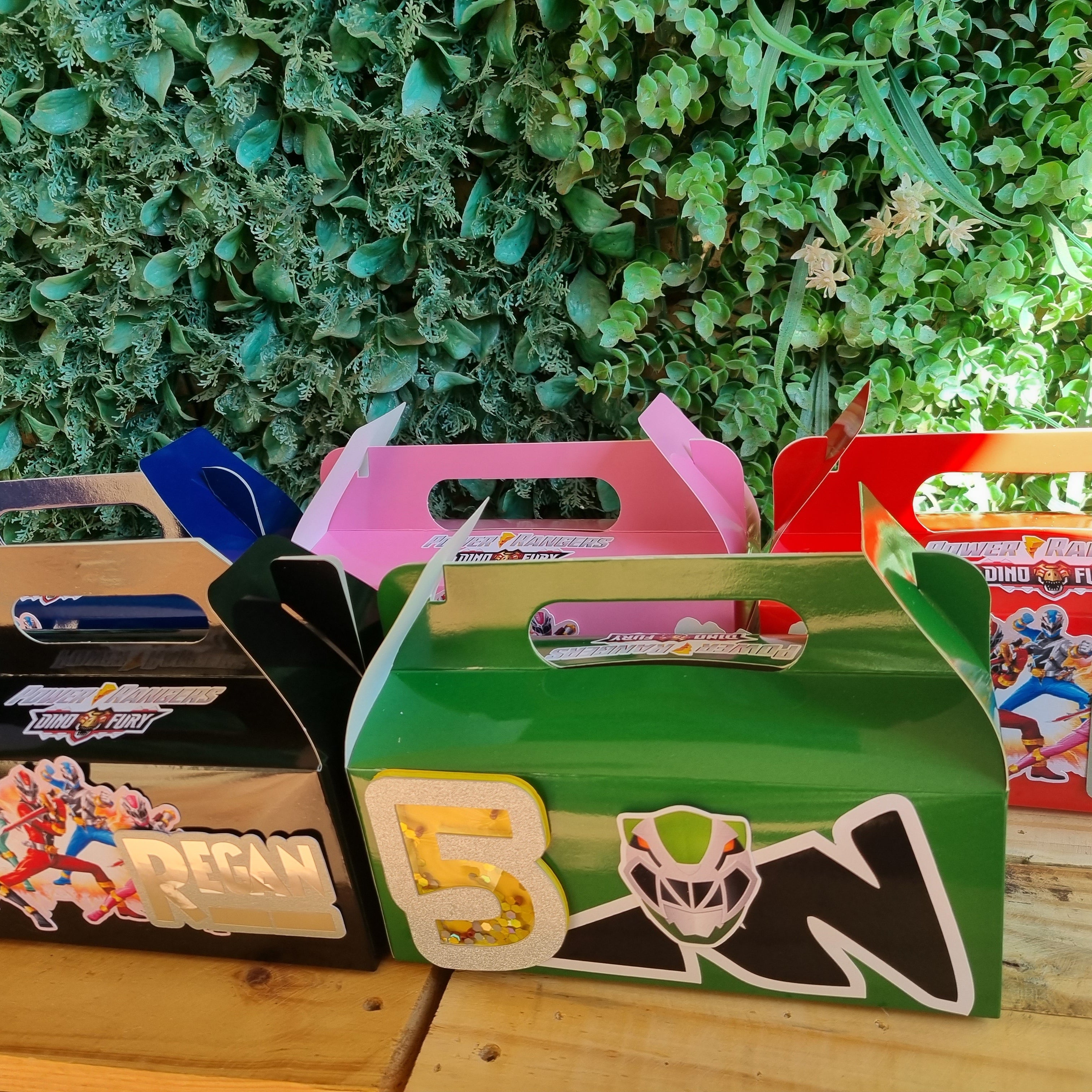 POWER RANGERS PARTY PACK 5 BOXES Personalized Kids’ Party Favors South ...