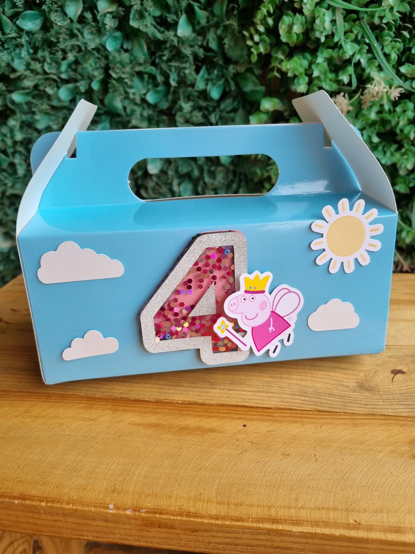 PEPPA PIG PARTY PACK 5 BOXES only, personalized kiddies birthday party themed decor party boxes customized