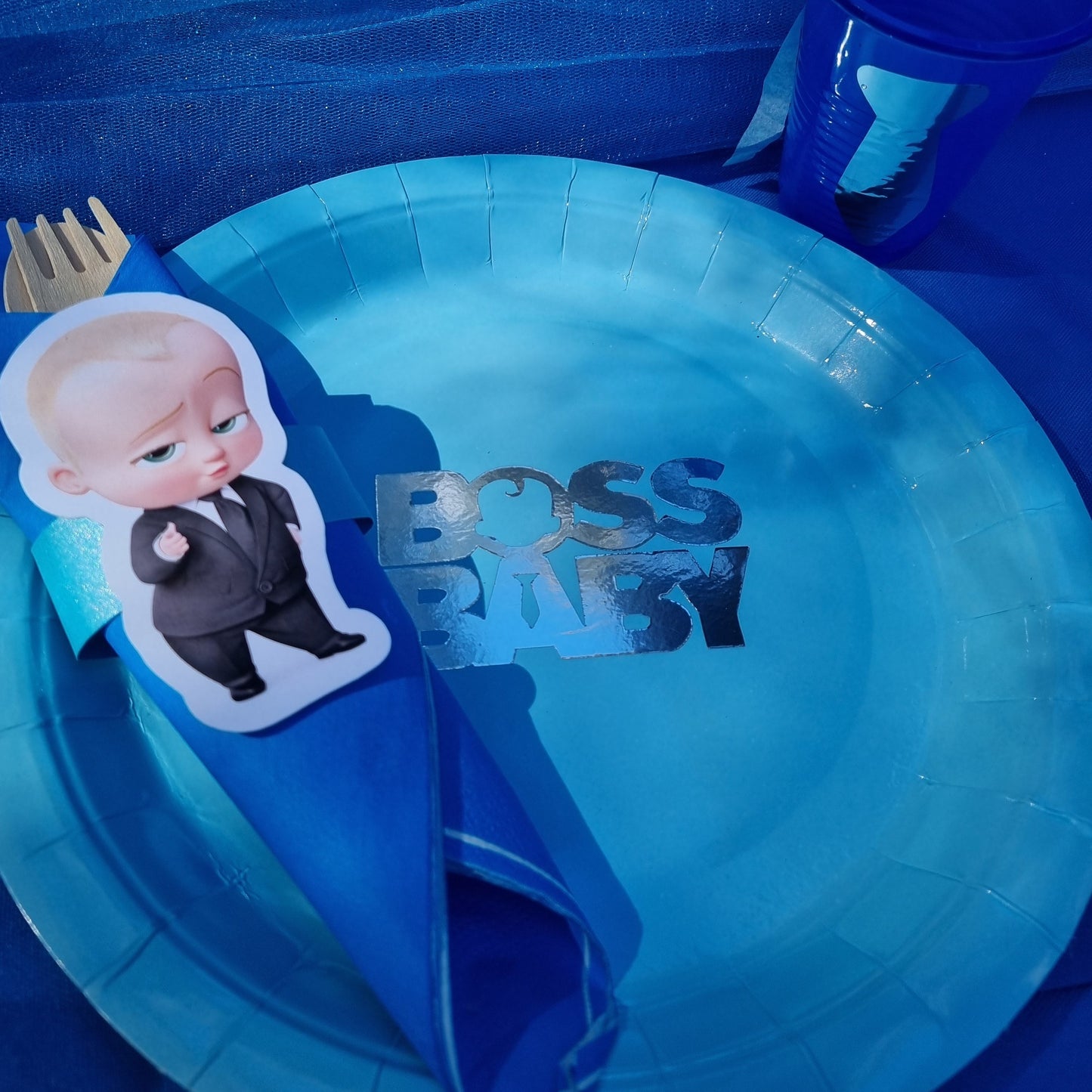 BOSS BABY PAPER PLATES SET OF 10