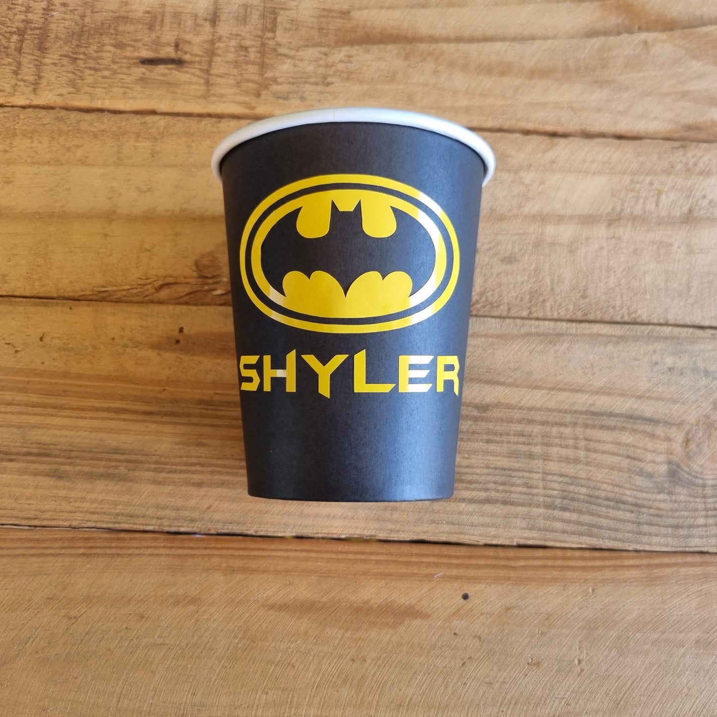 BATMAN PAPER CUPS SET OF 10