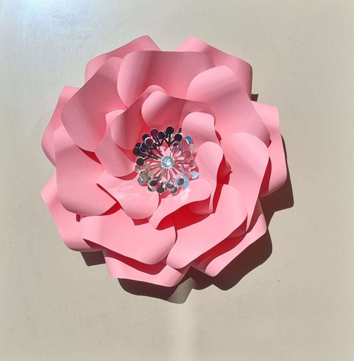 DO IT YOURSELF SINGLE LARGE PAPER FLOWER, Nursery paper flowers, nursery decor,  paper flowers backdrop, birthday, baby shower