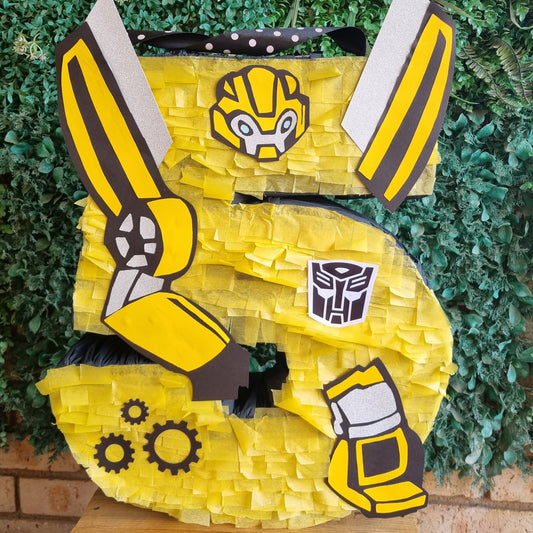 TRANSFORMERS NUMBER THEMED PINATA 40cm