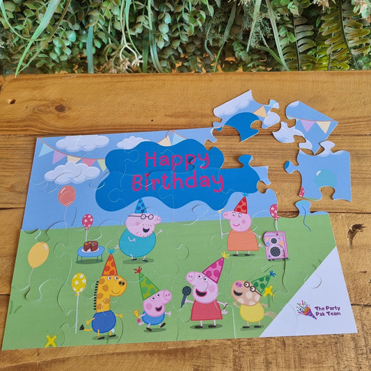 Peppa Pig 24 Piece Puzzle Muddy Puddles Blue