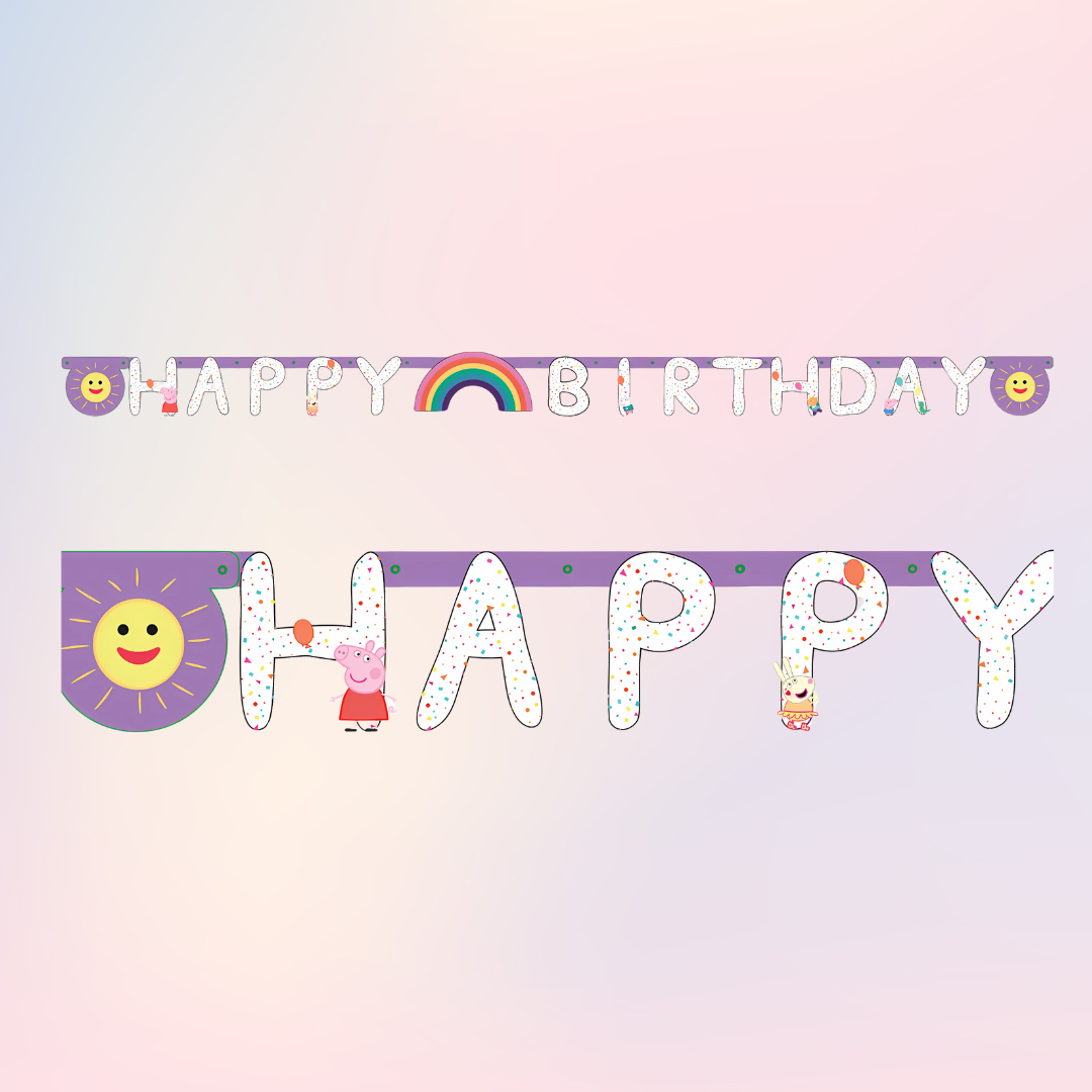 Peppa Pig Paper Banner
