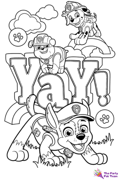 Paw Patrol Coloring Pages