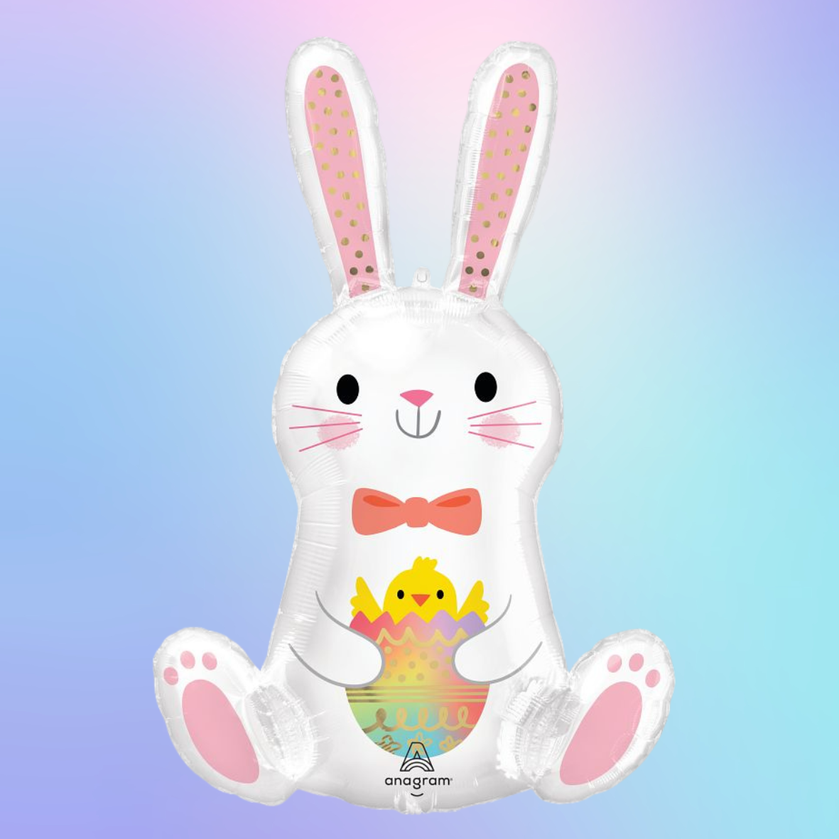 Bunny Love Rabbit Supershape Foil Balloon