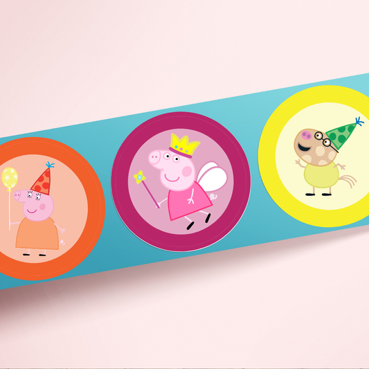 Peppa Pig Stickers Set of 12
