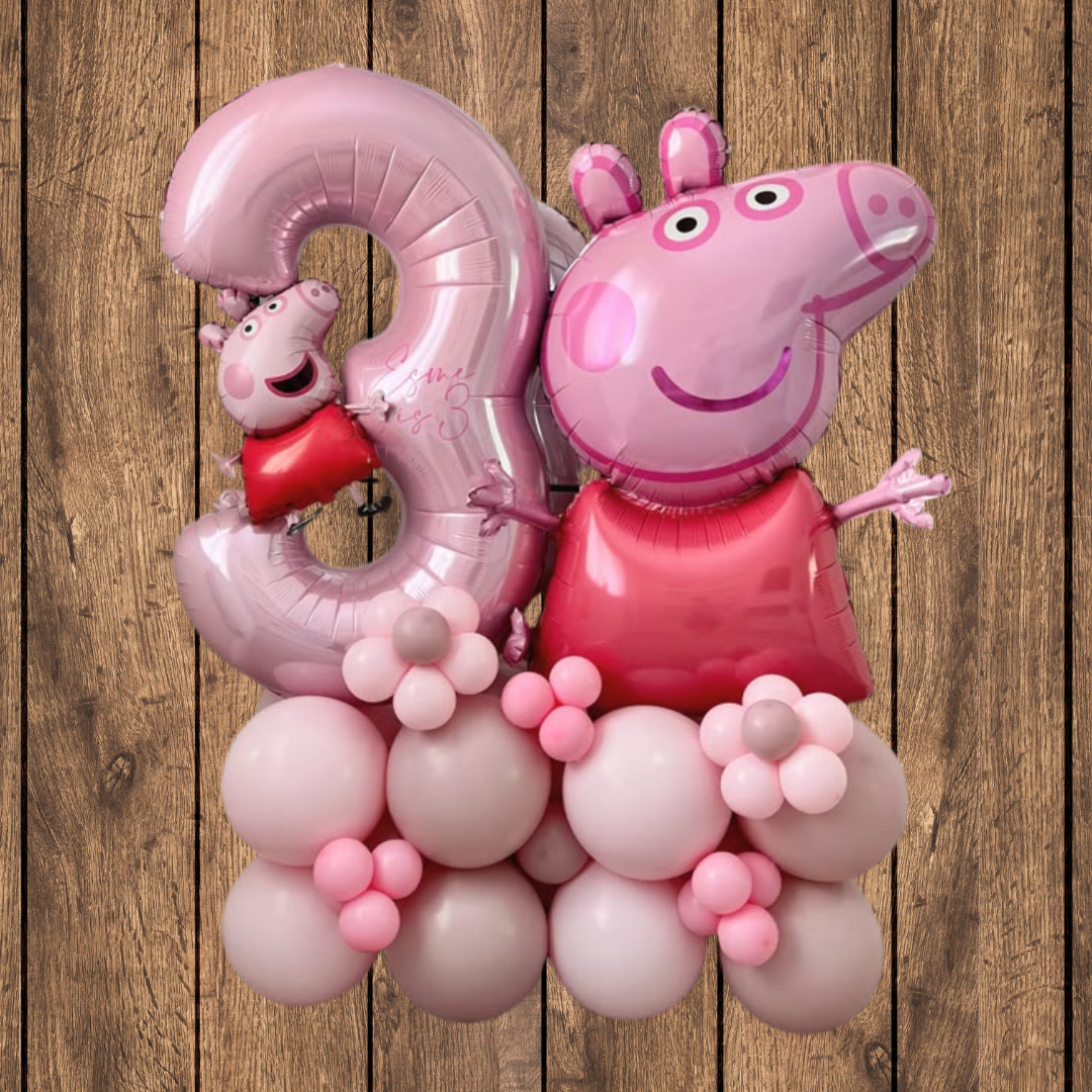 Peppa Pig TULIP BALLOON BOUQUET