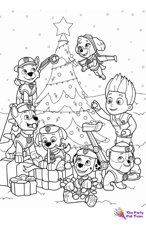 Paw Patrol Coloring Pages