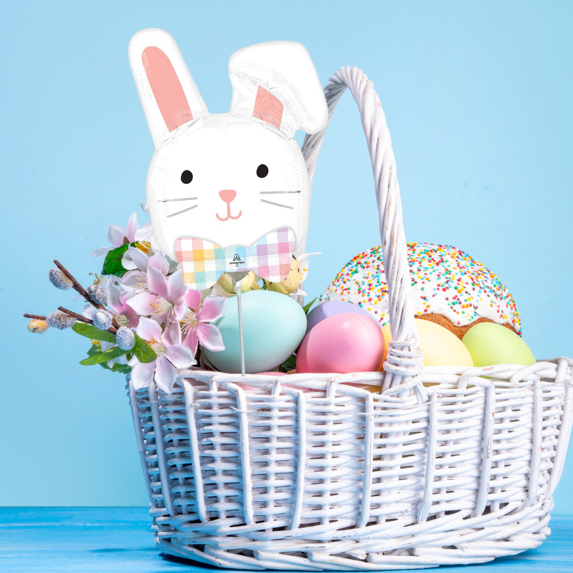Bunny Bliss Rabbit 14-Inch Foil Balloon
