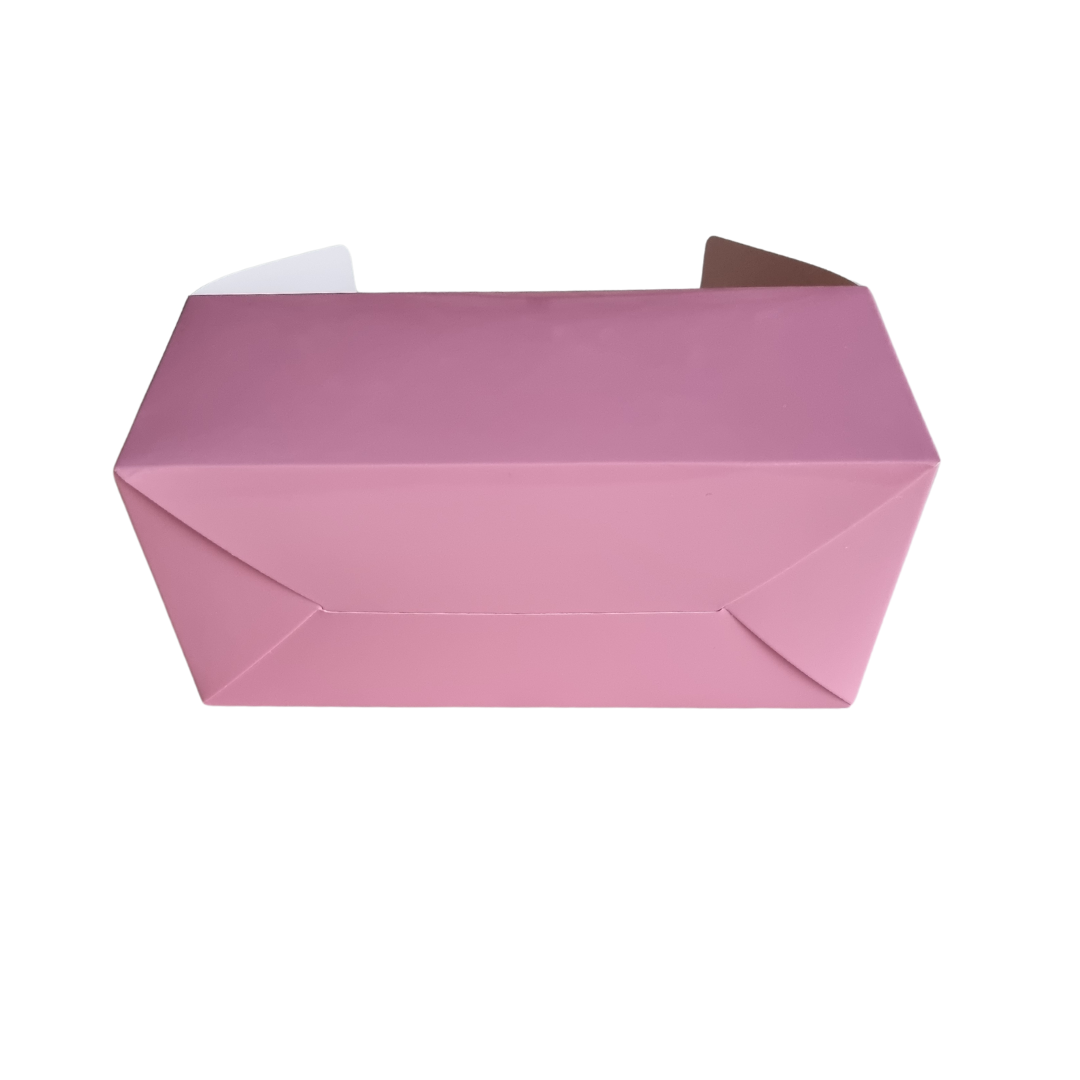 Plain Party Box Pack of 10 Light/Pastel Pink